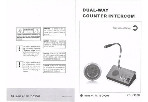 Micrófono Intercomunicación Doble Sistema Intercomunicación 1