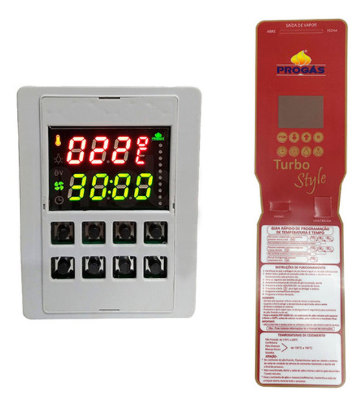 Controlador Painel Dig.forno Progas Prp 10000 Style Inv12401 0
