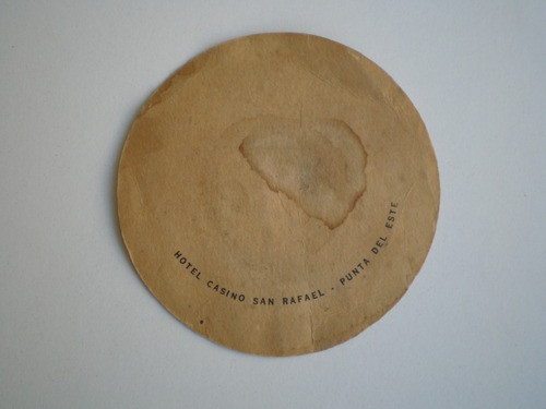 Antiguo Posavasos Hotel Casino San Rafael Pub Enrique Viii 1