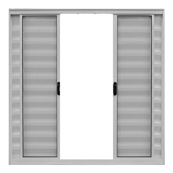 Janela De Alumínio Veneziana 100x120cm 6 Folhas Hale 0