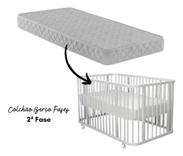 Colchão Berço Infantil 1,30 X 0,70 X 0,10 D18 - Cleide 1 Colchão Berço Infantil 1,30 X 0,70 X 0,10 D18 - Cleide 1