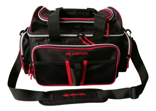 Bolso Caster 103  Señuelos Pejerrey 44x28x29cm 12 Bolsillos 0