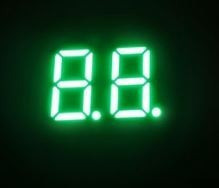 Display Led 2 Digitos 7 Segmentos Anodo Comun Verde .36 1