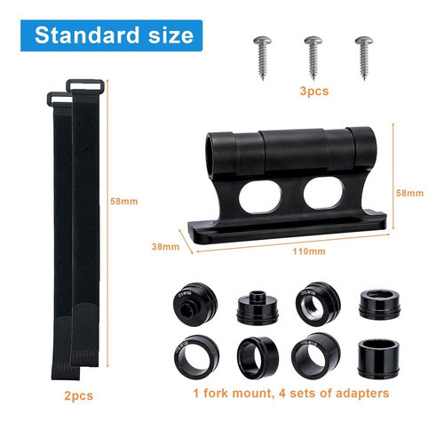 Nansike Aluminum Alloy Bicycle Front Fork, Versatile Bike F. 1