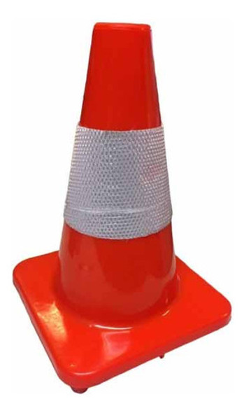 Cono Reflectivo Vial Semi Flexible 30cm - Seguridad Vial 0 Cono Reflectivo Vial Semi Flexible 30cm - Seguridad Vial 0