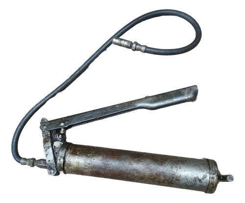 Antigua Grasera Engrasadora Manual Con Flexible 0