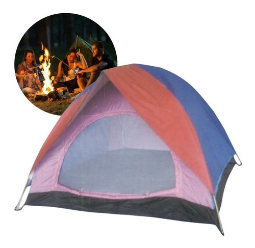 Carpa Tres Personas Camping Con Sobre Techo Para Montaña 0