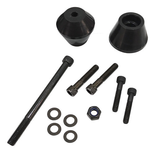 Defensa Motor Yamaha Fz 25 250 Con Slider Negro Ira Racing 1