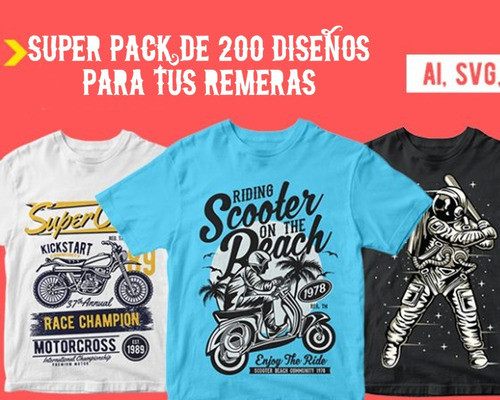 Pack 200 Vectores Americanos Premium Para Diseñar Remeras 0