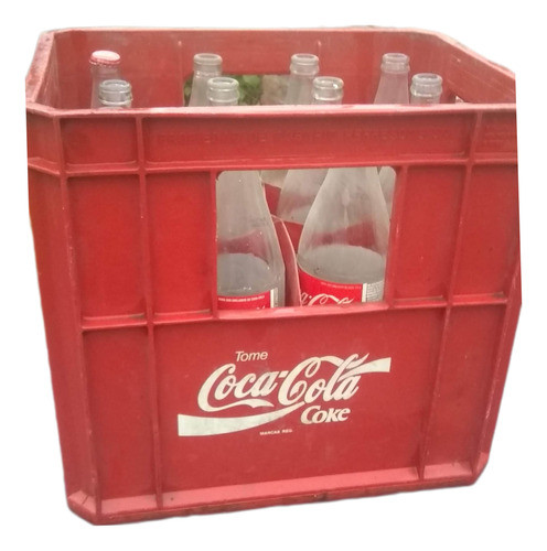 Cajón De Coca Cola Con Envases De 1lt Vidrio Retornable 0