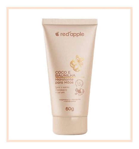 Kit X4 Hidratante Para Mãos Coco E Baunilha 60g - Red Apple 1