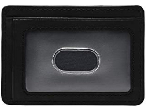 Fossil Men's Leather Minimalist Card Case Front 1