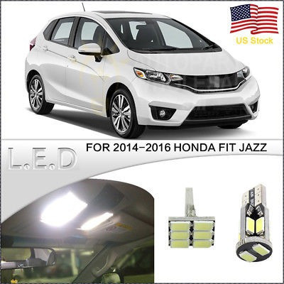 8pcs Led Luces Interior Paquete Kit Blanco Para 2014-2016 Ho 1