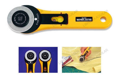 Olfa Rty2 Cortante Rotativo 45mm Circular Tela Patchwork Cue 1