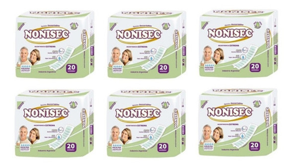 Nonisec Aposito Incontinencia Extrema X 120 Unidades 0 Nonisec Aposito Incontinencia Extrema X 120 Unidades 0