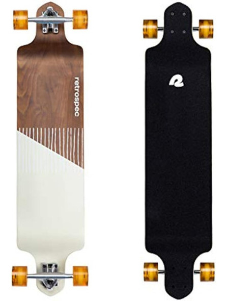 Retrospec Tidal - Monopatín Drop-down Longboard 0