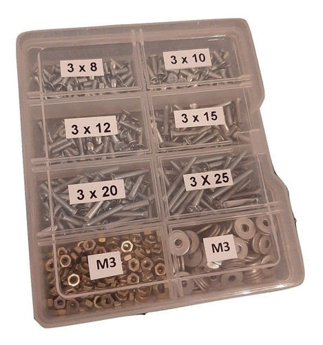 Kit Tornillos Electronica 600 Unid Fresada Philips M3 Oferta 0