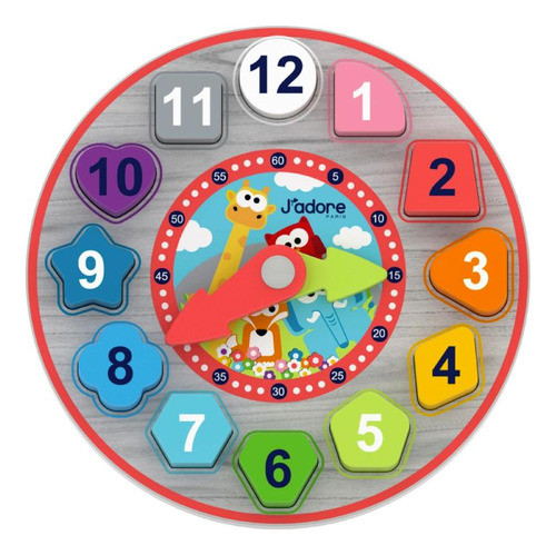 Juguete Didáctico De Aprendizaje Reloj J'adore Oferta 0