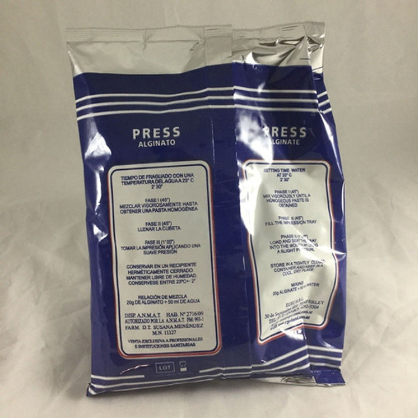 Alginato Press Regular X 450gr Egeo Dental Odontologia Fx 1