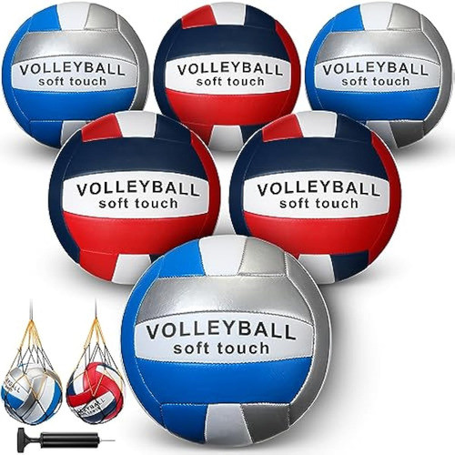 Woanger 6 Pelotas De Voleibol Tamaño Oficial 5, 0