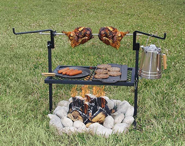 Parrilla De Asador Texsport Y Escupir 1 Parrilla De Asador Texsport Y Escupir 1