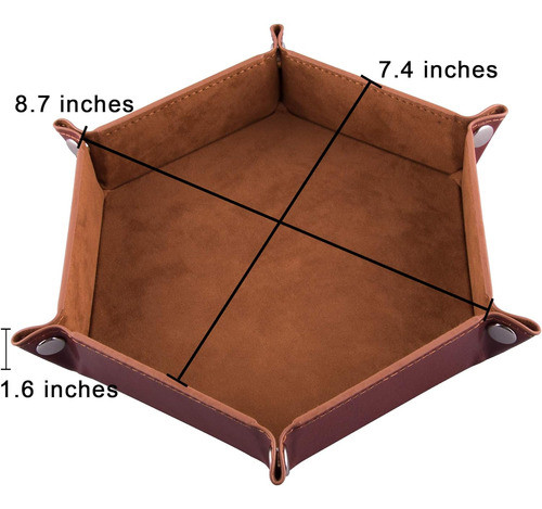 4 Bandeja Para Juegos De Dados Terciopelo Tablero Plegable 1