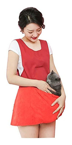 Delantal De Pelo De Mascota Antiadherente De Tono Yuppie Con 0