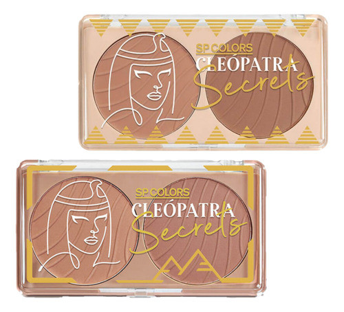 12 Paleta De Contorno Cleopatra Sp261 Sp Colors Atacado 0