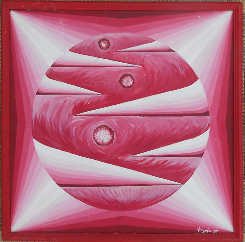 Arte Moderno Abstracto Cuadro Óleo Virginia Pelagatti 1997 0