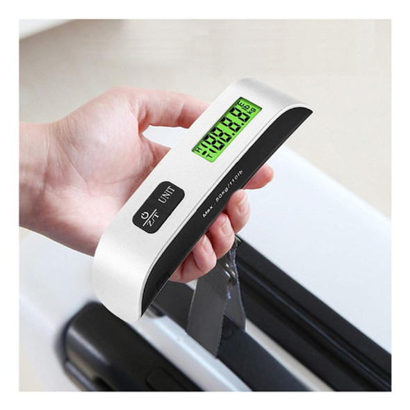 Balanza Digital Portátil Para Viaje Valijas Max 50 Kg A Pila 1
