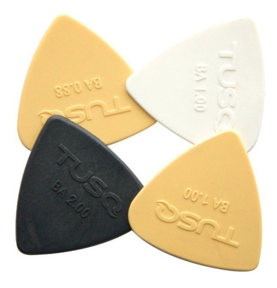 Puas Guitarra Bajo Bi-angle Mixed Pack X 4 Tusq Pqp-0400-ba 1