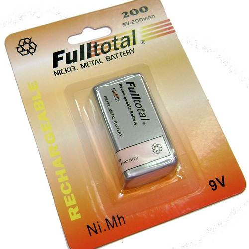 Bateria 9v 200 Mah Recargable Full Total Factura A O B 0