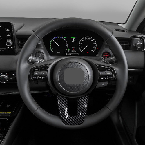 3x Car Carbon Fiber V Style, Painel De Direção, Acabamento D 1