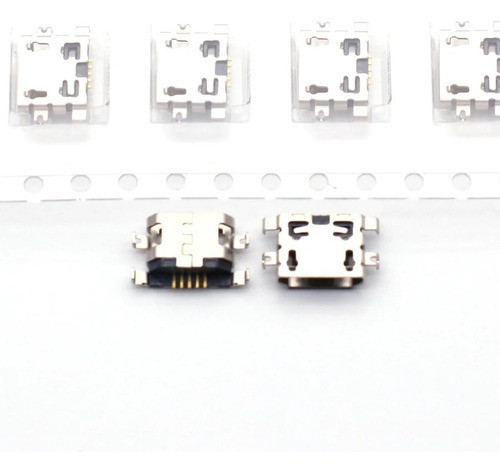 Kit 3 Conectores Carga Usb V8 Compatível Nokia C10, C12, C20 1
