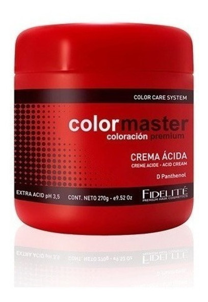 Máscara Crema Extra Ácida Color Master Fidelite 270g 1