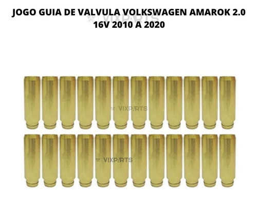 Guia Válvula Std Amarok 2.0 16v Ea189 2010 2020 Kit 16 Peças 1