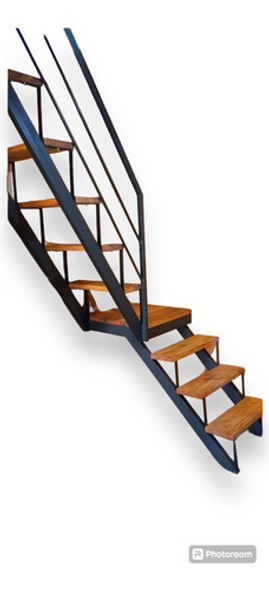 Escaleras Rectas Y Caracol Hierro Y Madera 3900mt 0