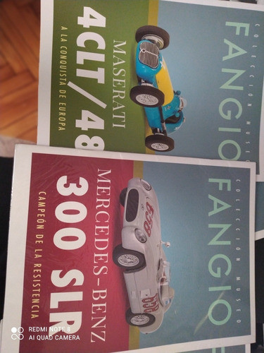 4 Folletos Los Autos De Fangio Lote 28 Páginas C Uno 1