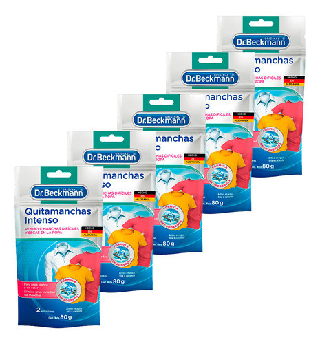 Quitamanchas Intenso Agua Fria Y Caliente Dr. Beckmann X5 0