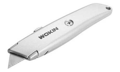 Trincheta Aluminio P/cuero O Yeso 1 Hoja Wokin Ft 0