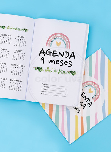 Agenda Embarazo - Pdf Imprimible - Para Coser O Anillar 1