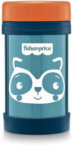 Pote Térmico Aço Inox Hot & Cold Azul Blueberry Fisher Price 0