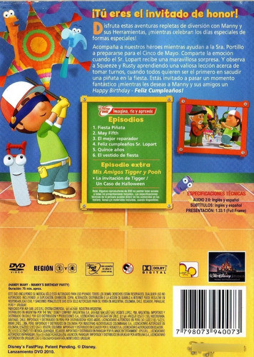 Manny A La Obra - Feliz Cumpleaños! / Dvd Original 1