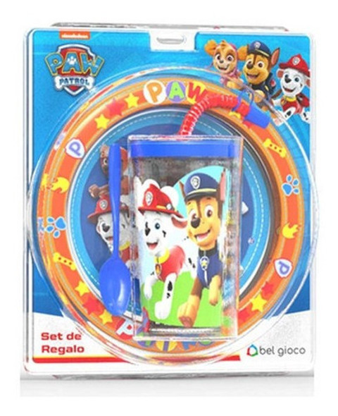 Disney Set Paw Patrol Bowl Vaso Cuchara 0