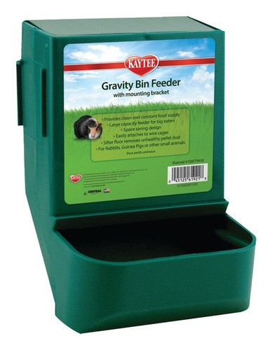 Comedero Alimentador Conejos Roedores Gravity Feeder Kaytee 0