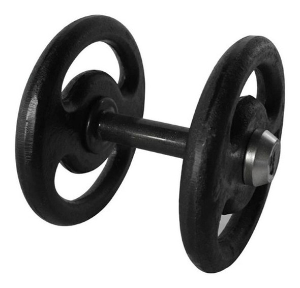Dumbbell Pintado Pegada Emborrachada Academia Fitness 8kg 0