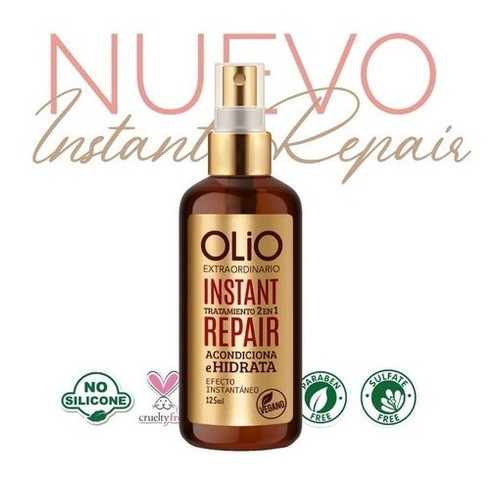 Olio Instant Repair Tratamiento 2en1 Spray Instantáneo 125ml 0
