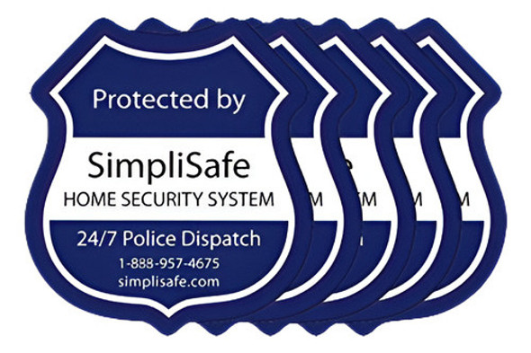 Paquete De 5 Calcomanías Para Ventanas Simplisafe 1