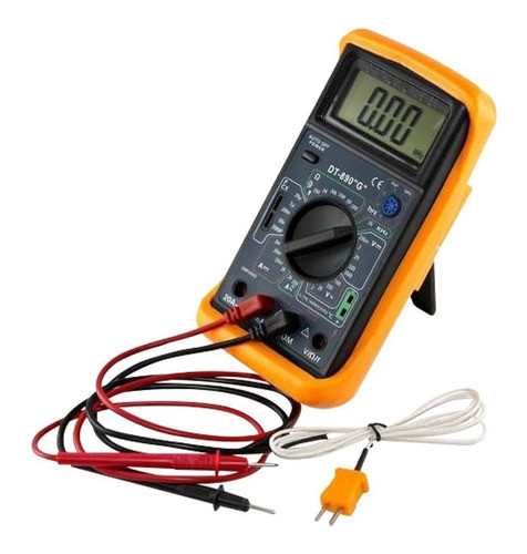 Multimetro Digital Temperatura Capacidad Frecuencia Dt 890g 0