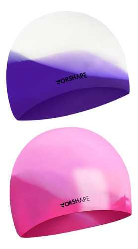 ~? Gorro De Natación Vorshape Kids (paquete De 2), Gorro De 0